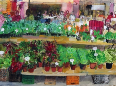 Crete, herb stall